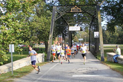 People running