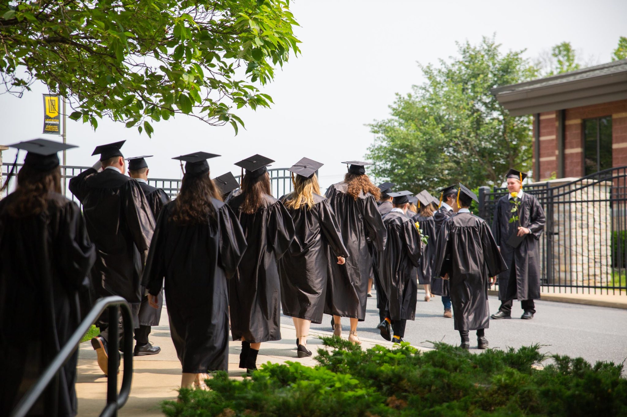 Students together after graduation