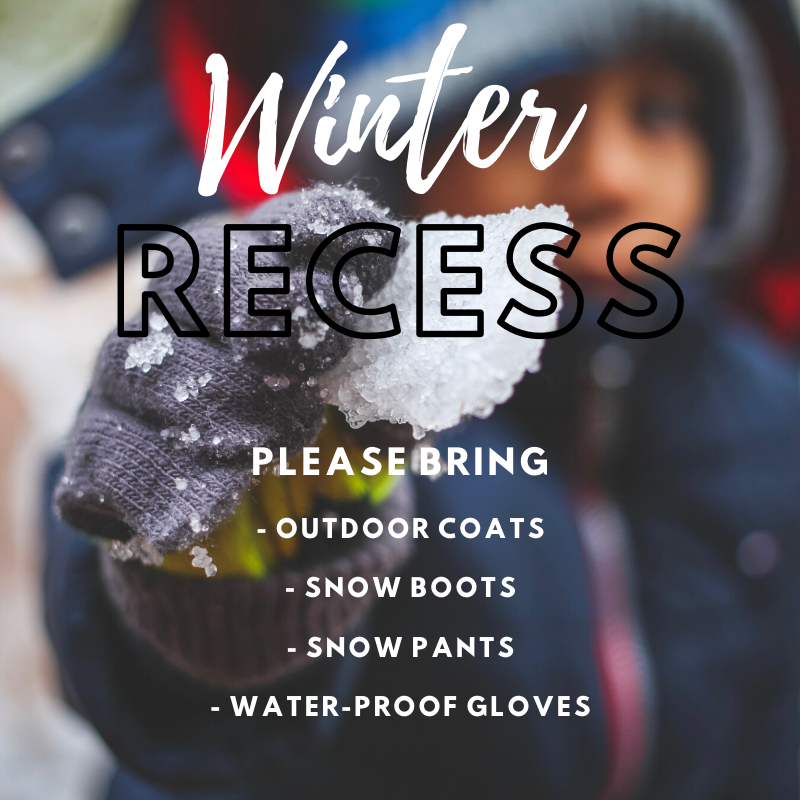 wINTER RECESS GEAR