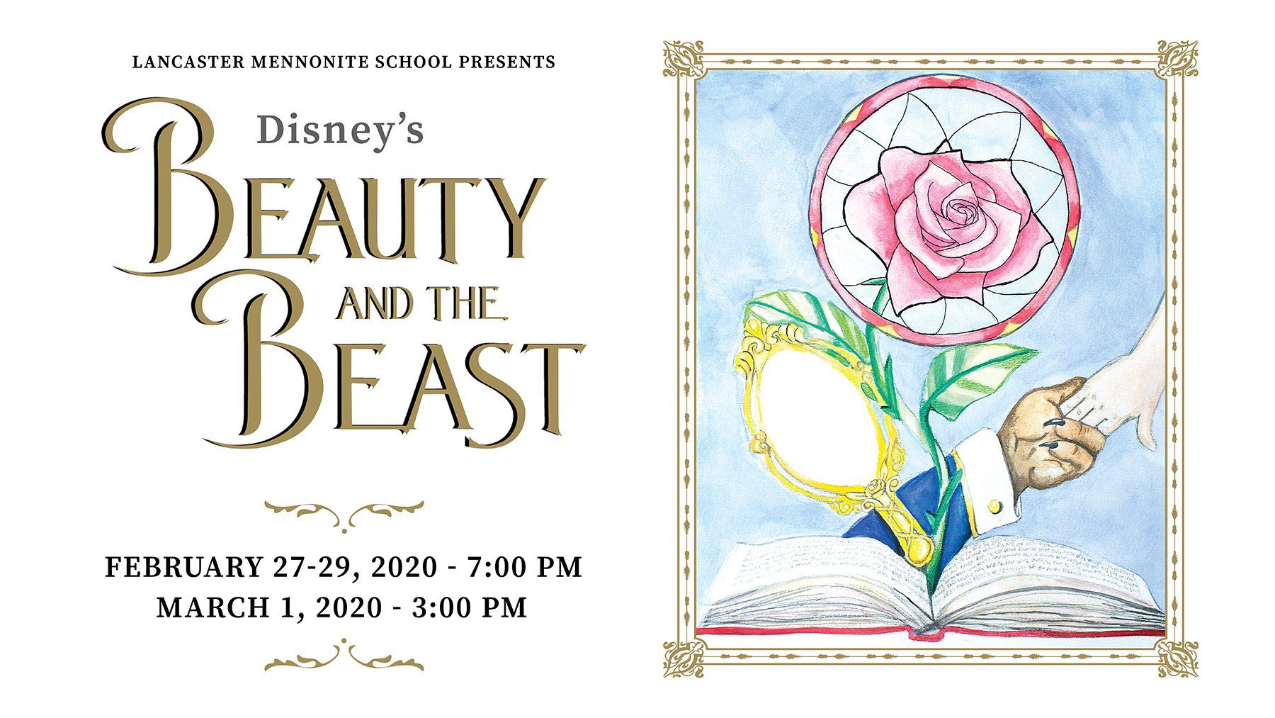 beauty and the beast graphic