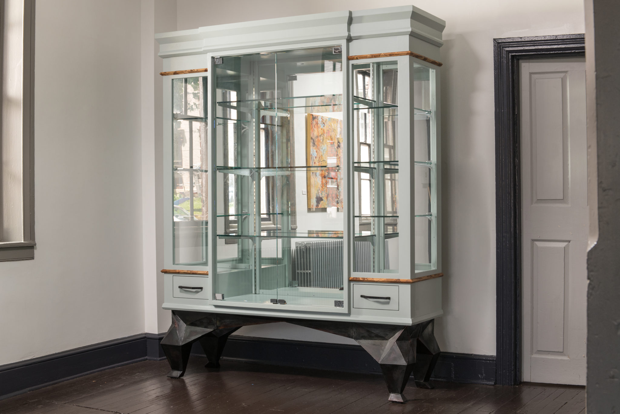 glass hutch