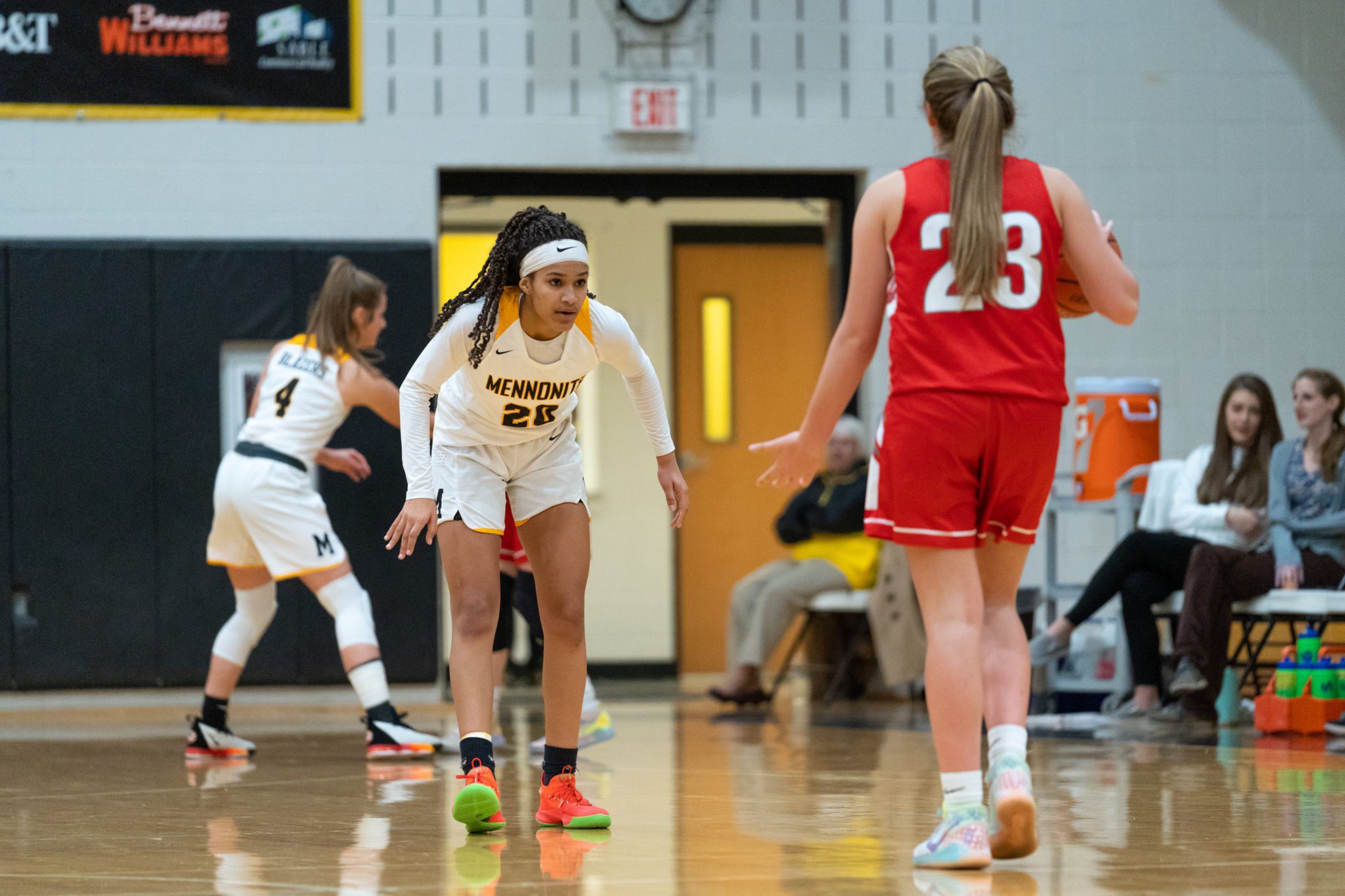 girls playing basketball