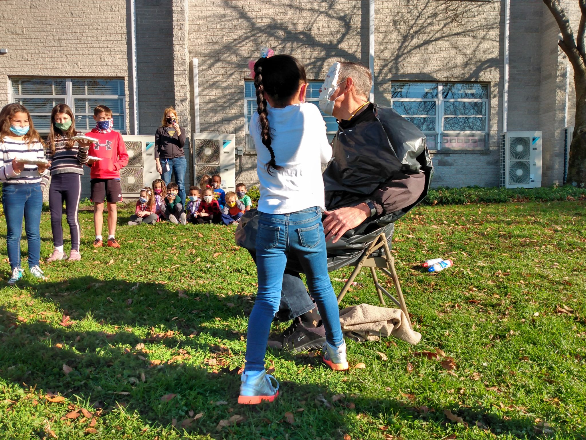 Locust Grove pie in the face