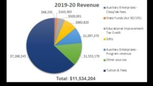 Revenue chart 2019-20