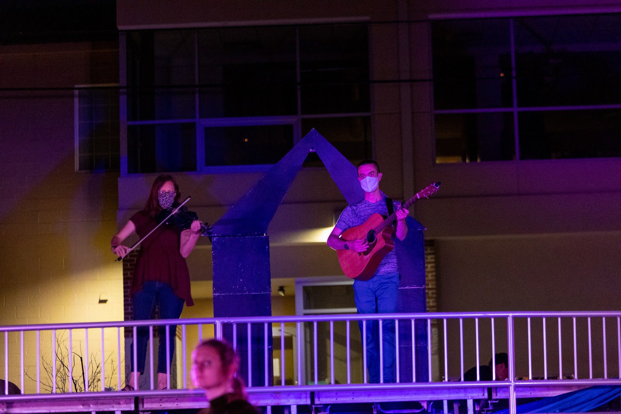 students playing instruments in all the worlds a stage