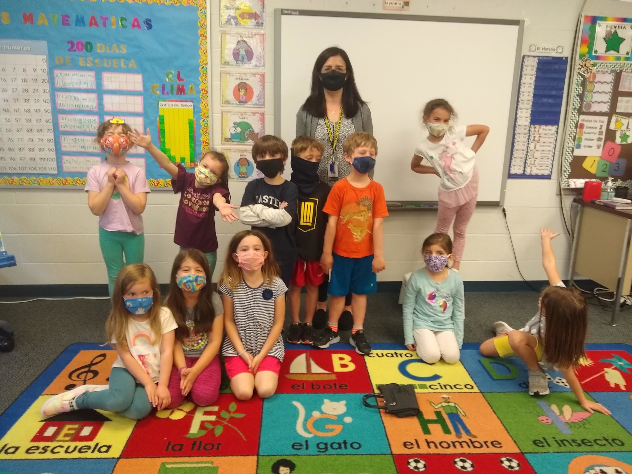 xiema campos classroom with students