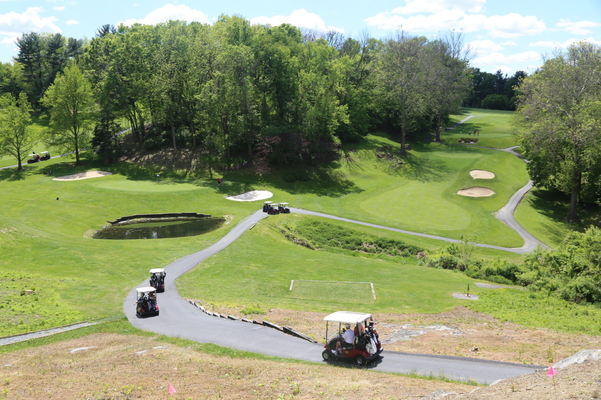 view of golf course at media heights