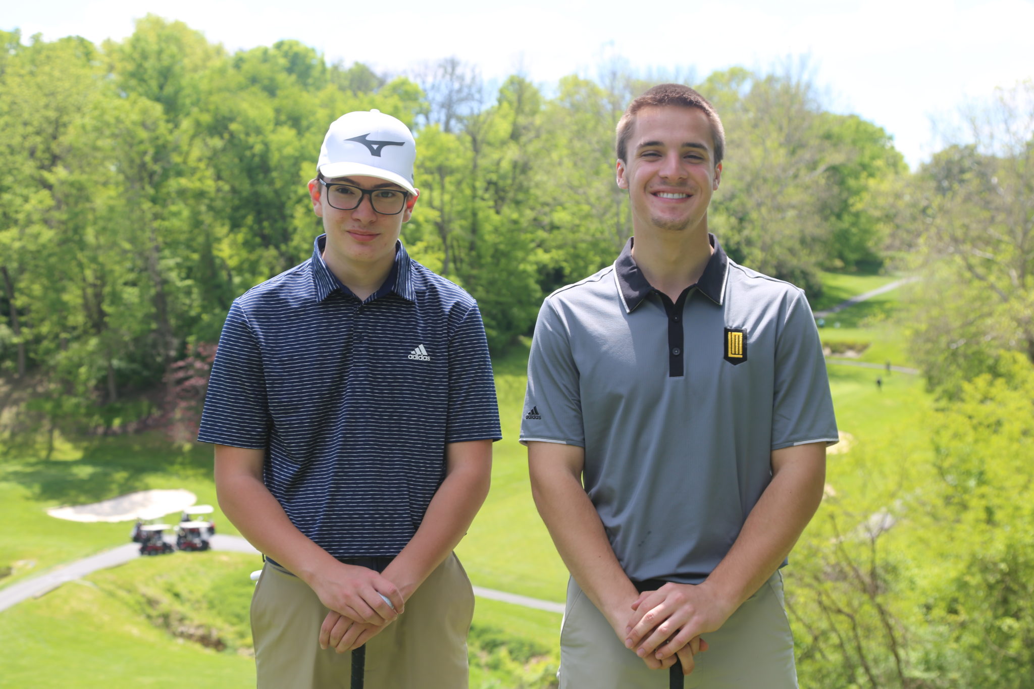 two male golfers