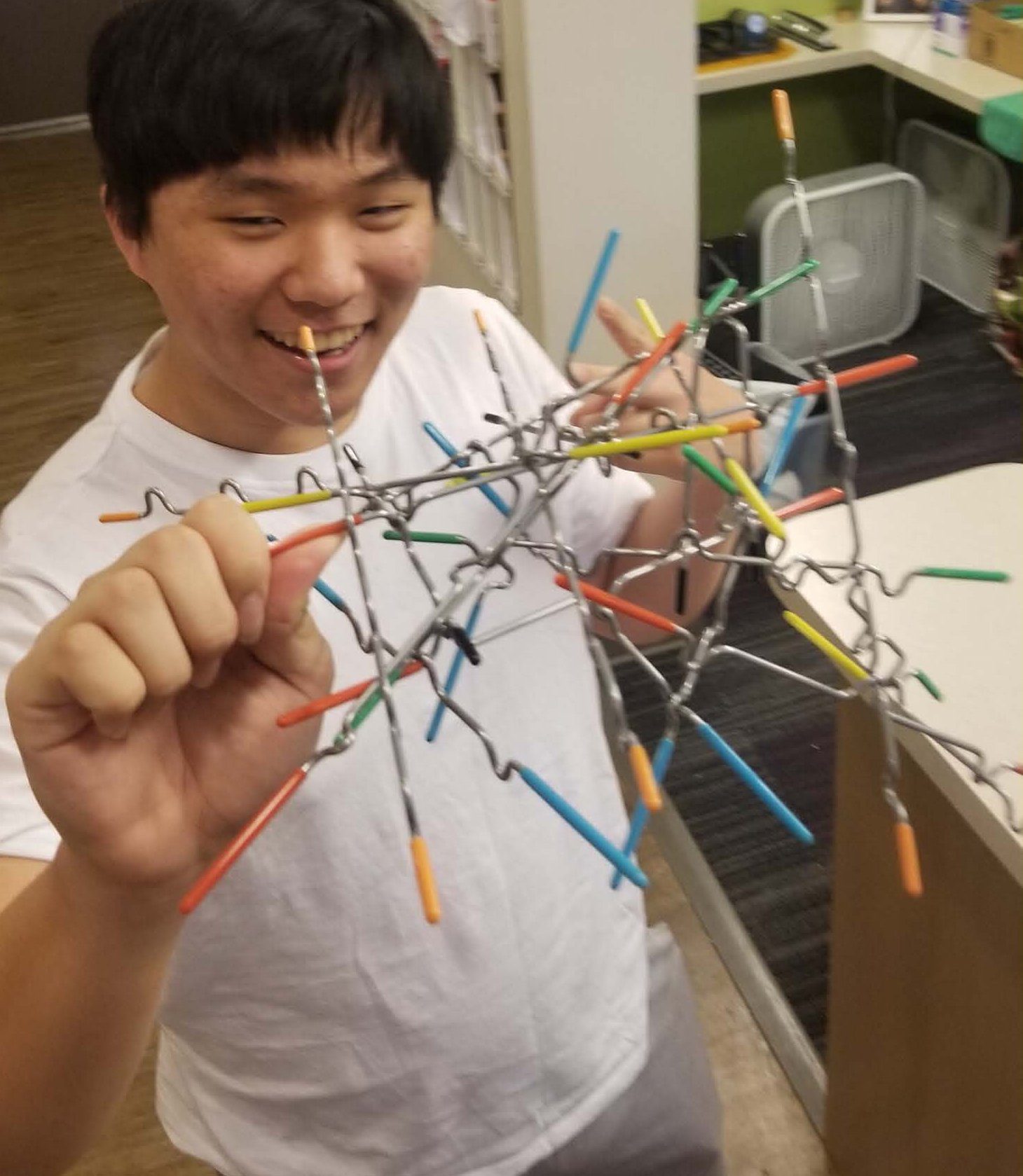 person built scuplture
