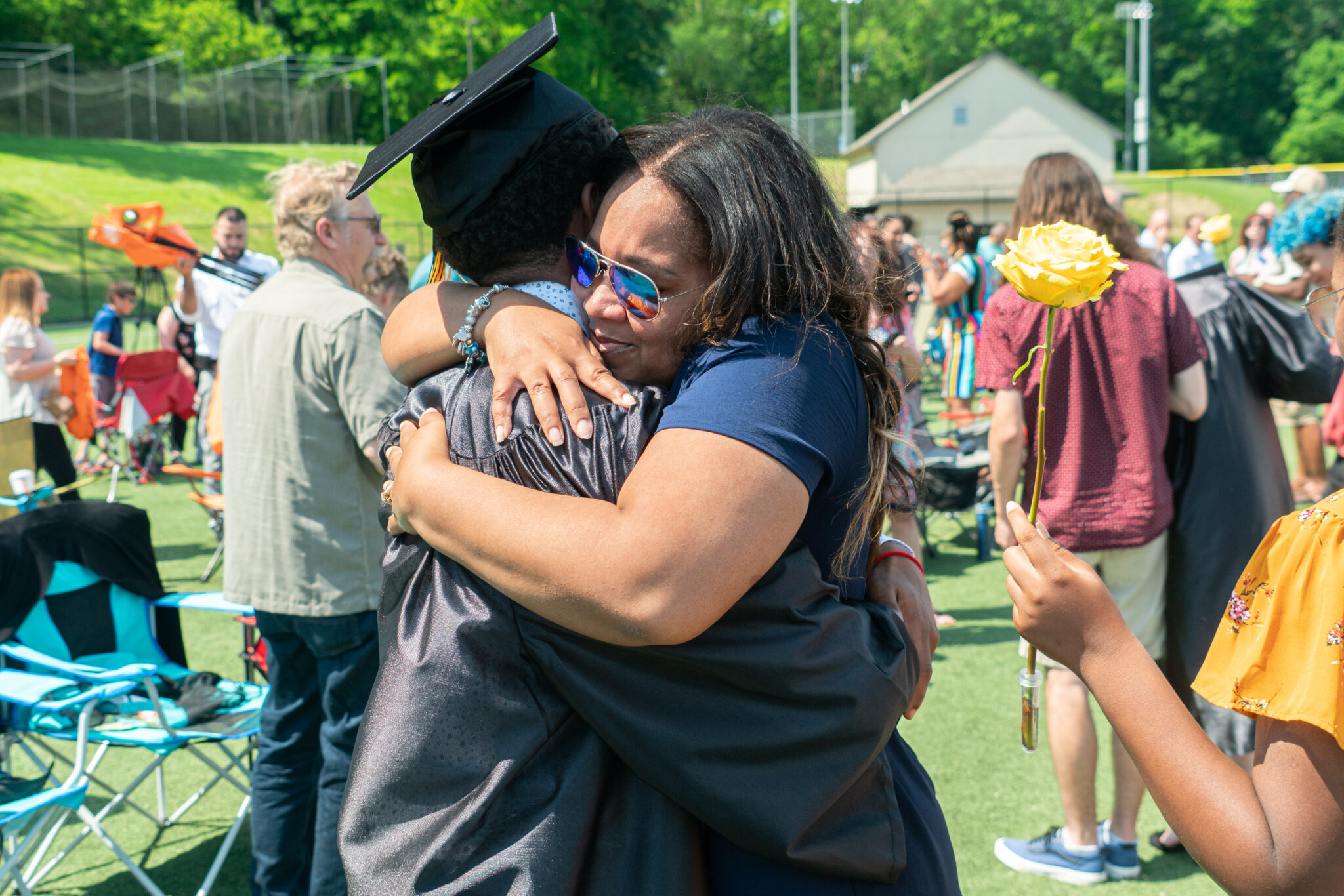 family hug graduate
