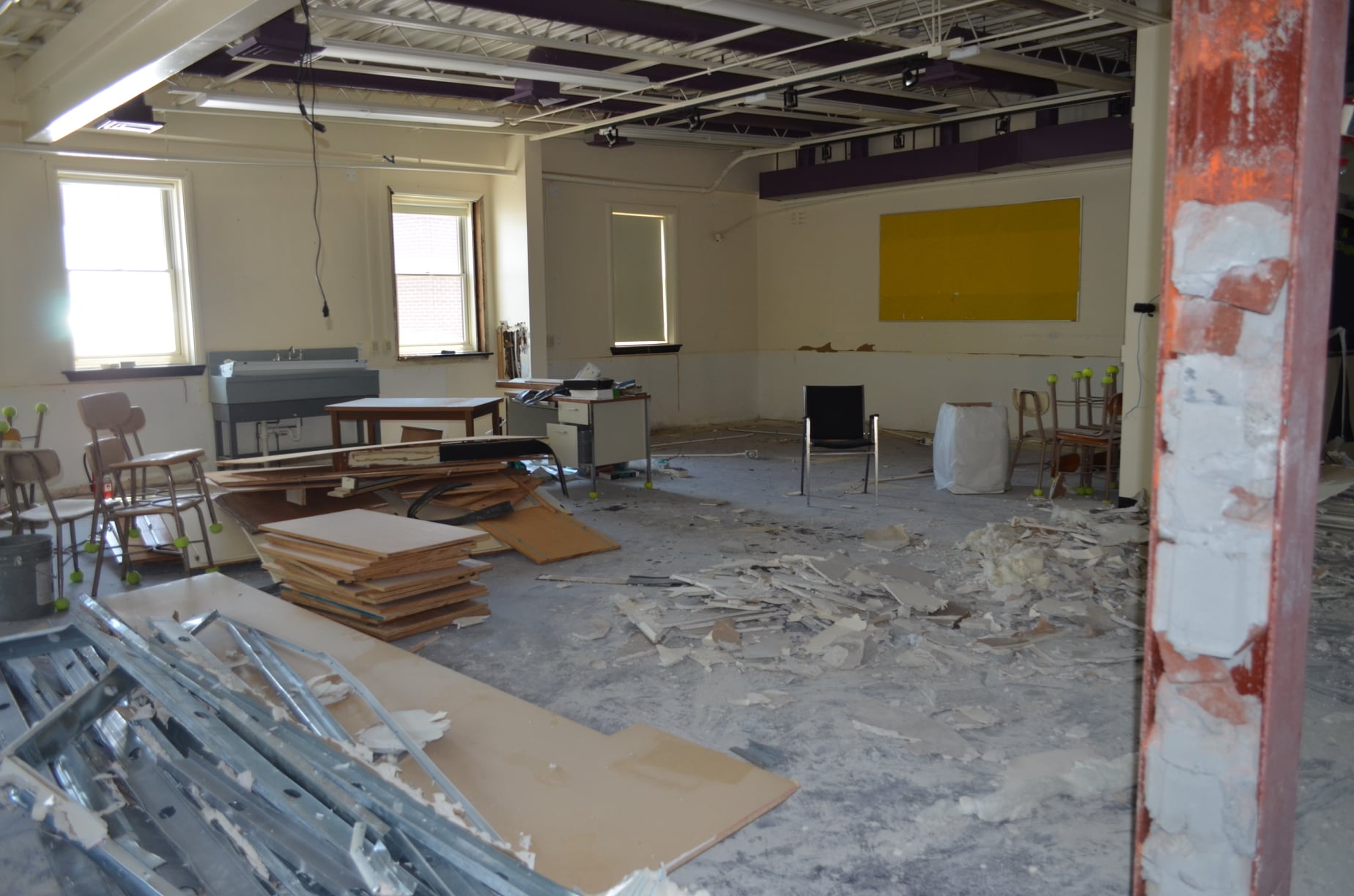 future FACS rooms under construction