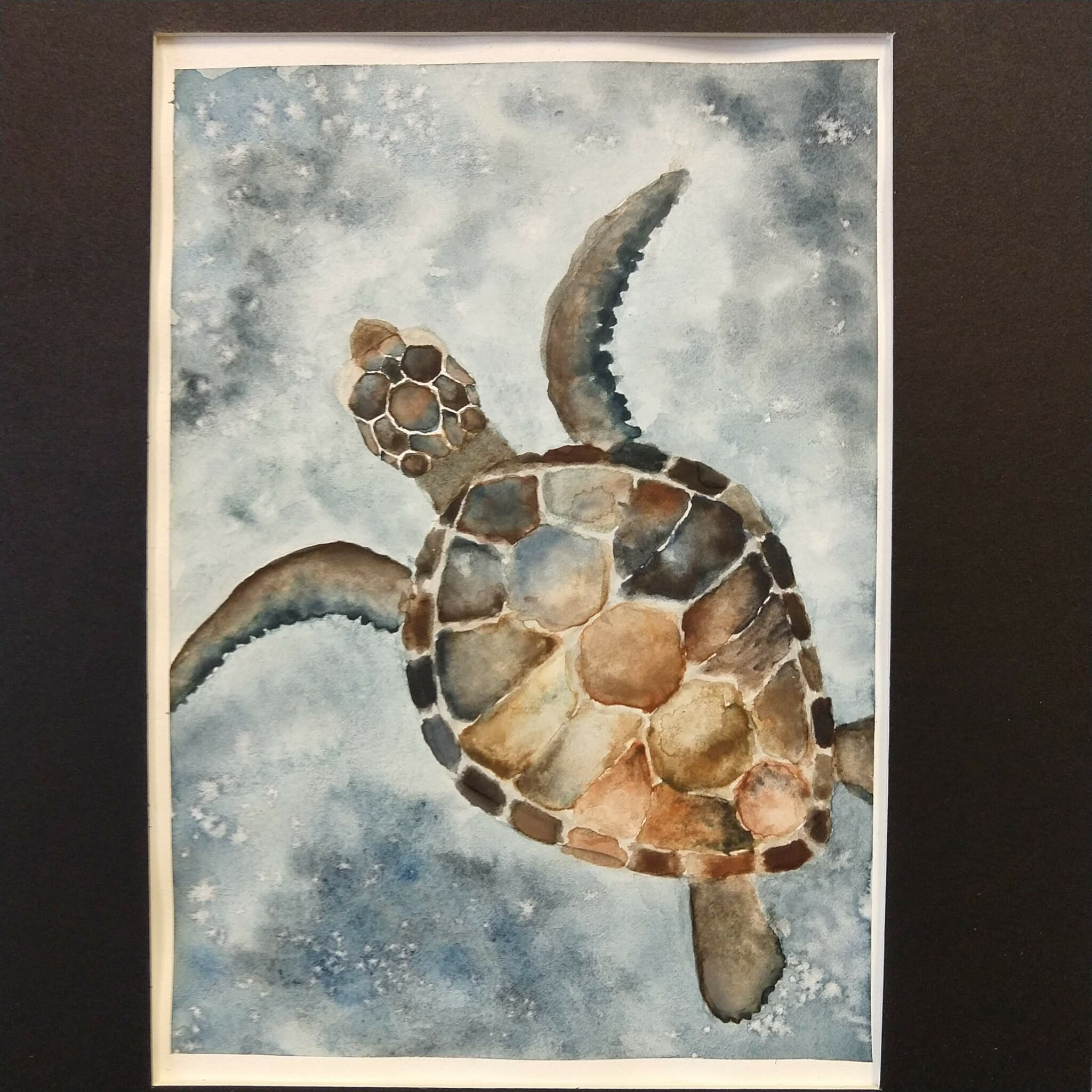 water color of turtle