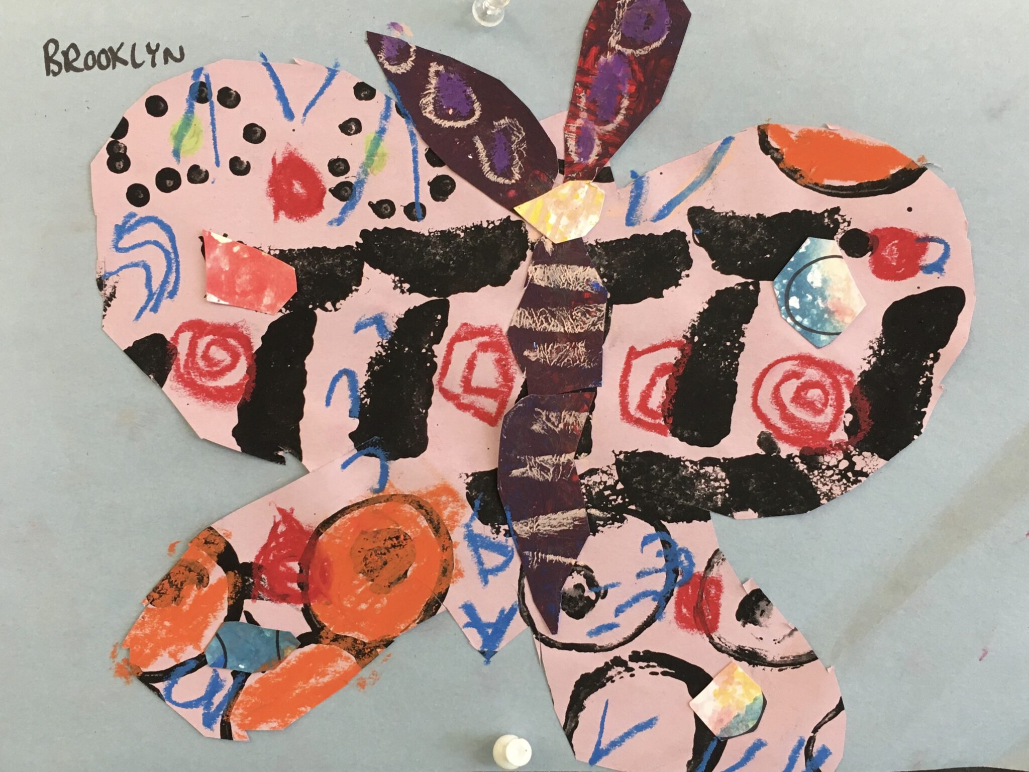 butterflies inspired by Eric Carle, author