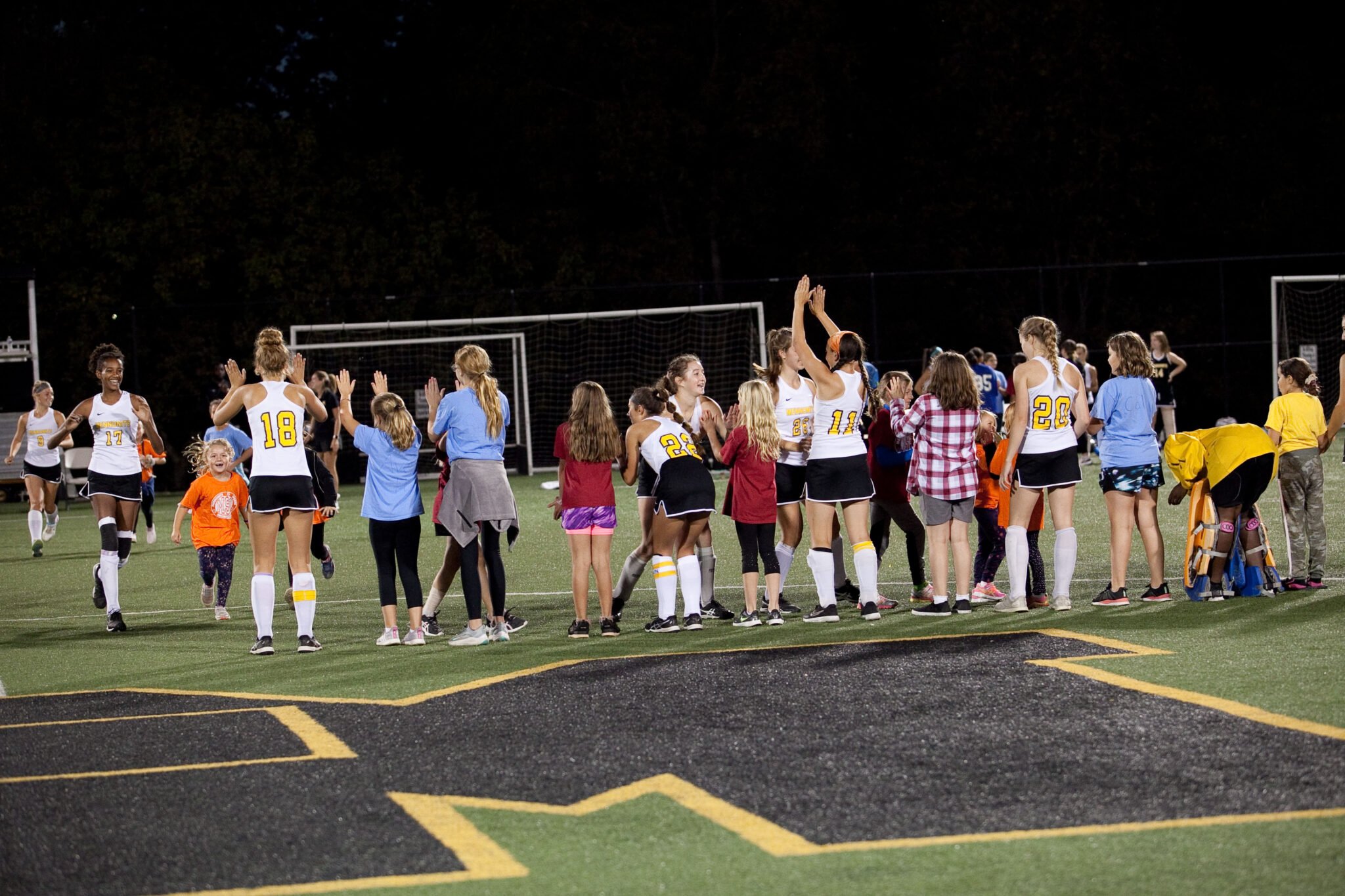 Field Hockey Team on Field