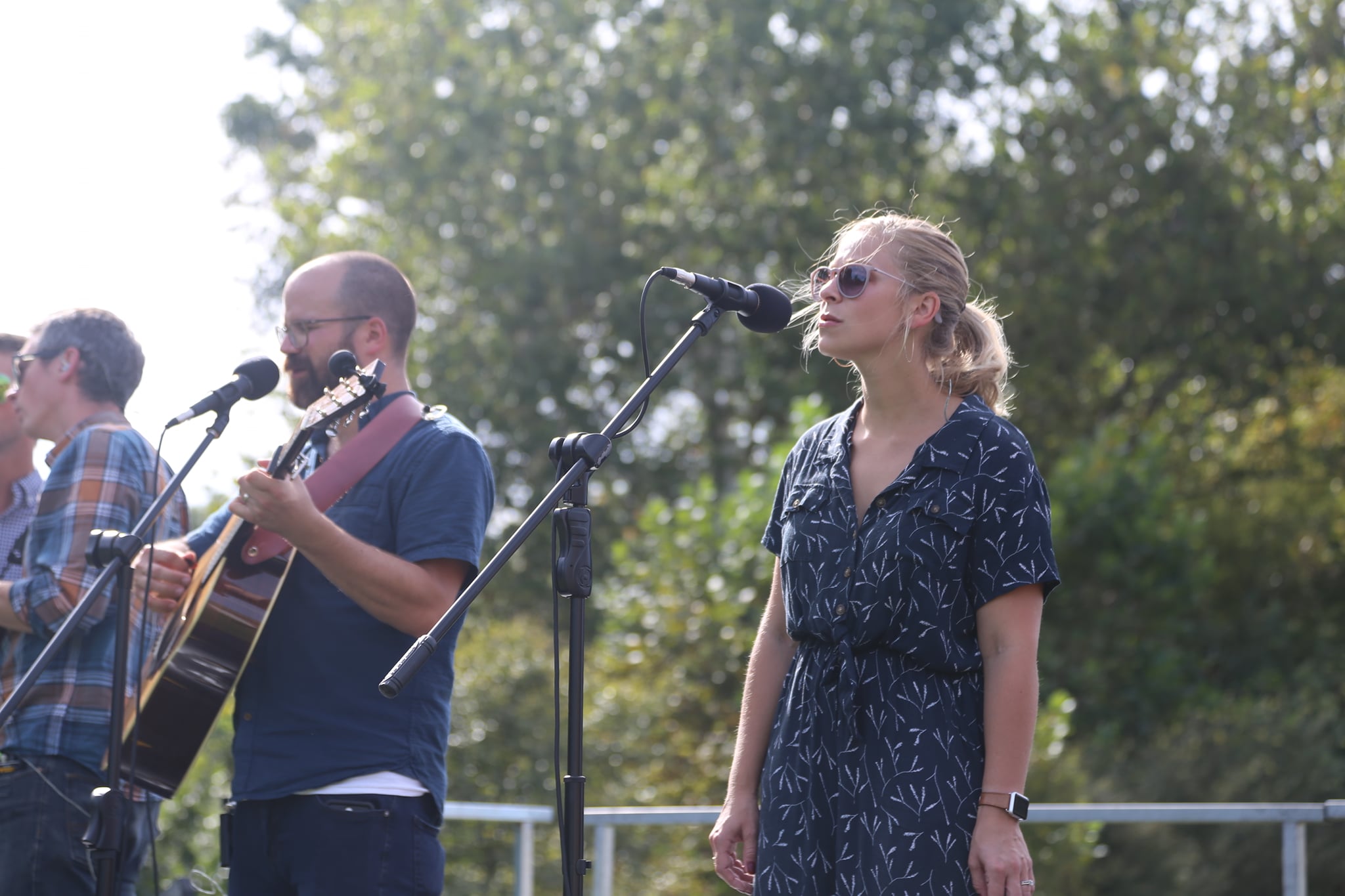 person on stage