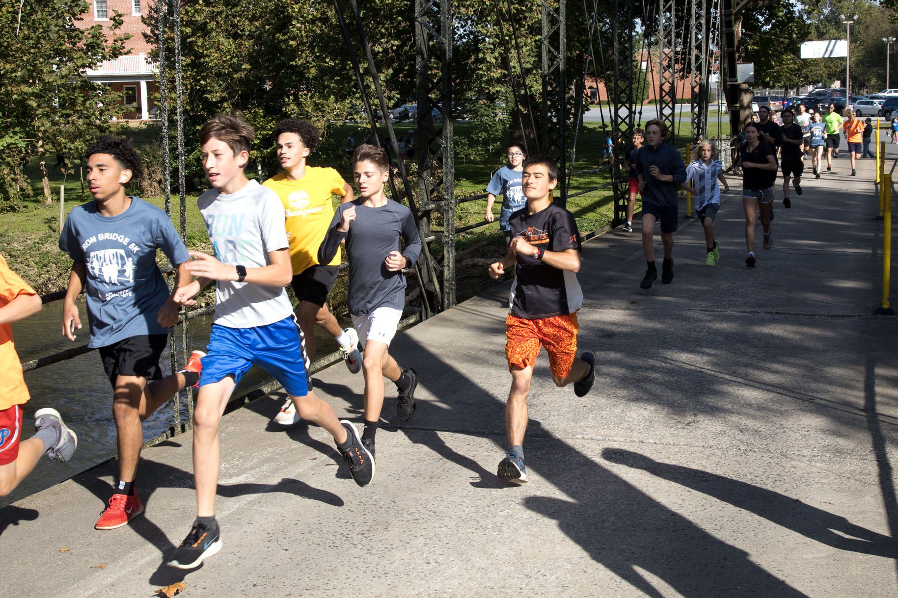 people running