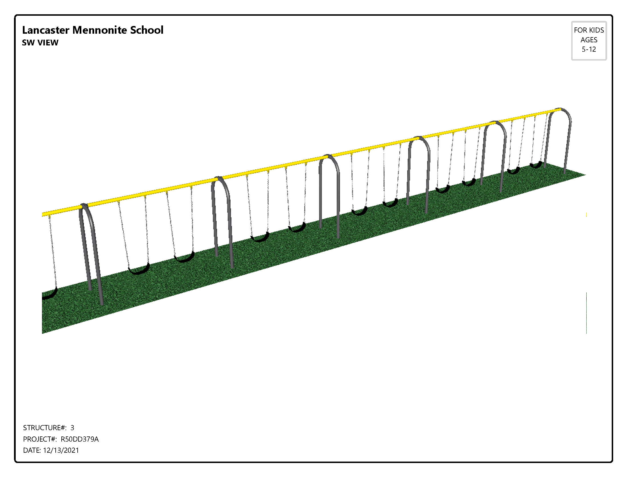 new playground equipment swings