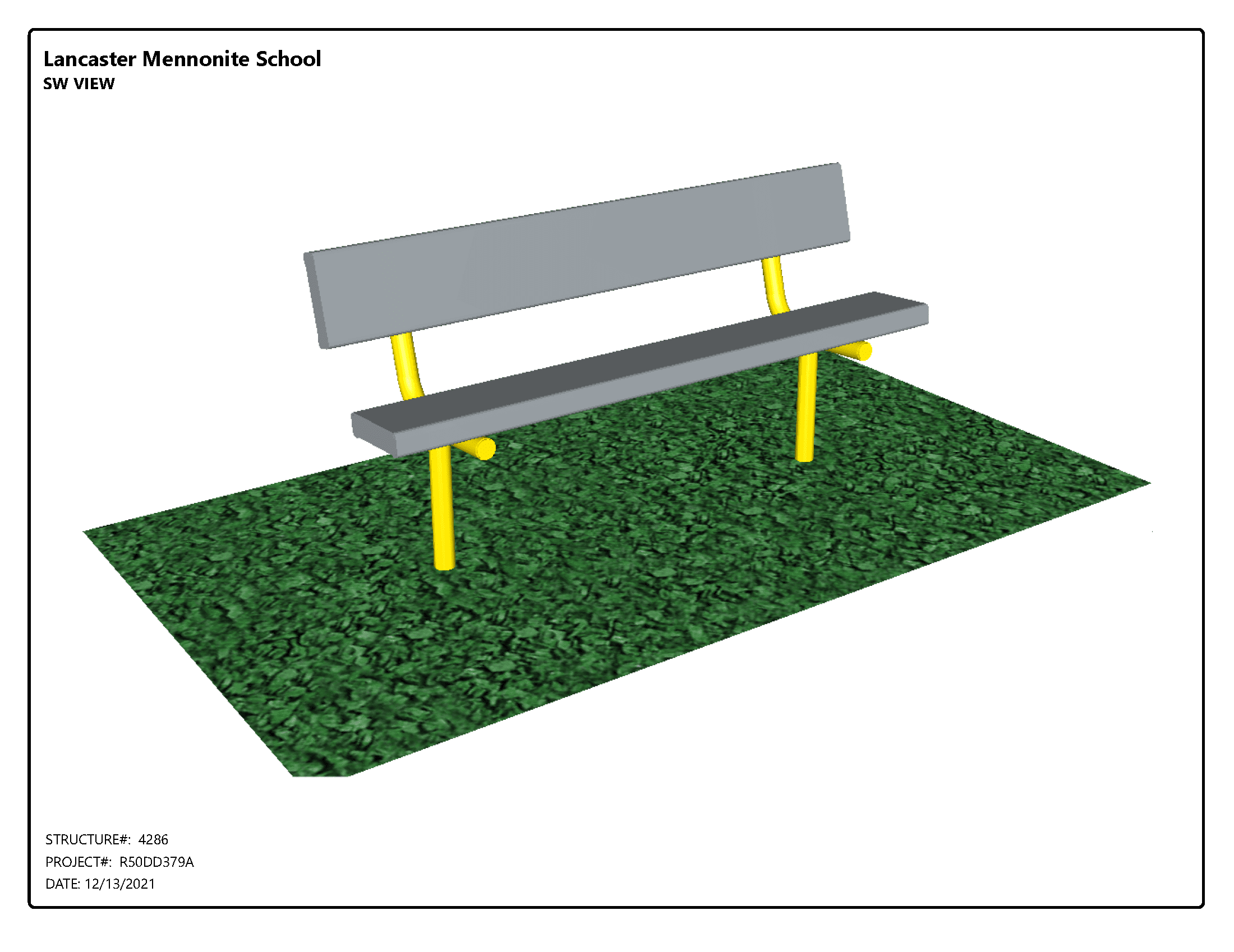 new playground bench