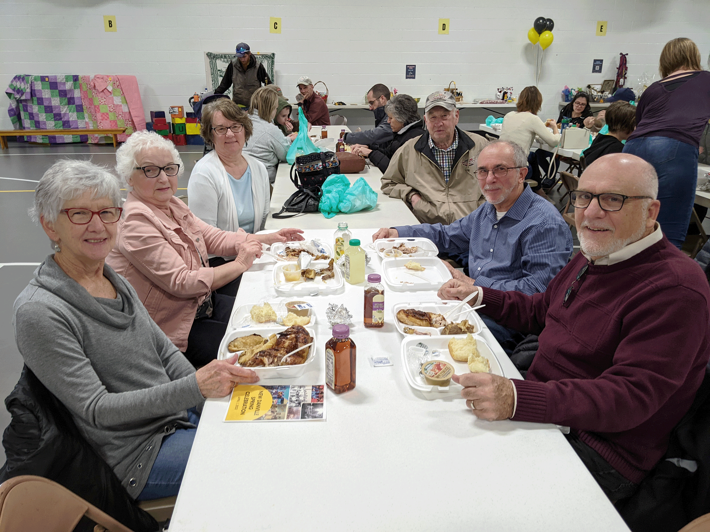 fundraiser dinner attendees