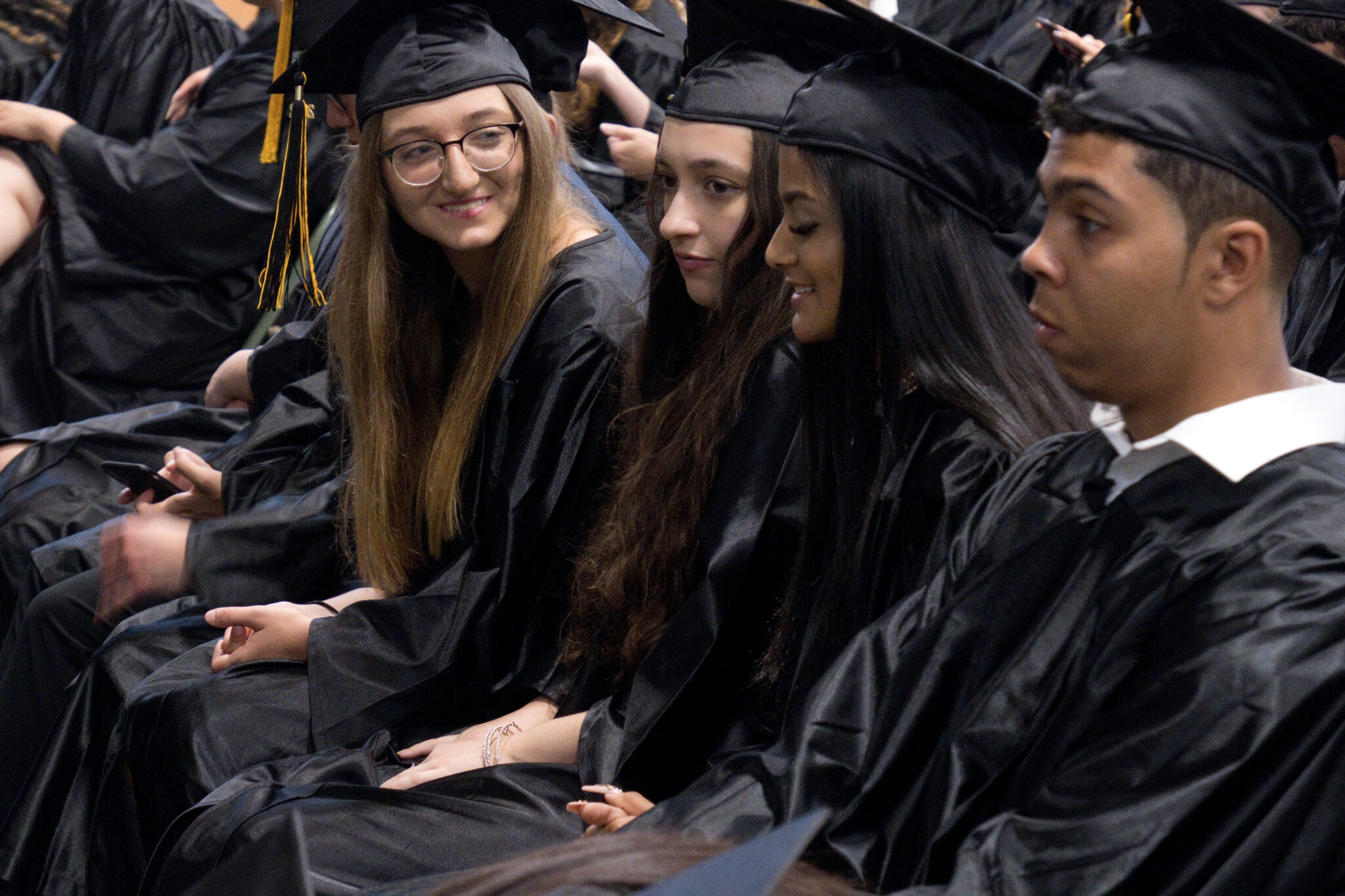 2022 lm graduates on stage