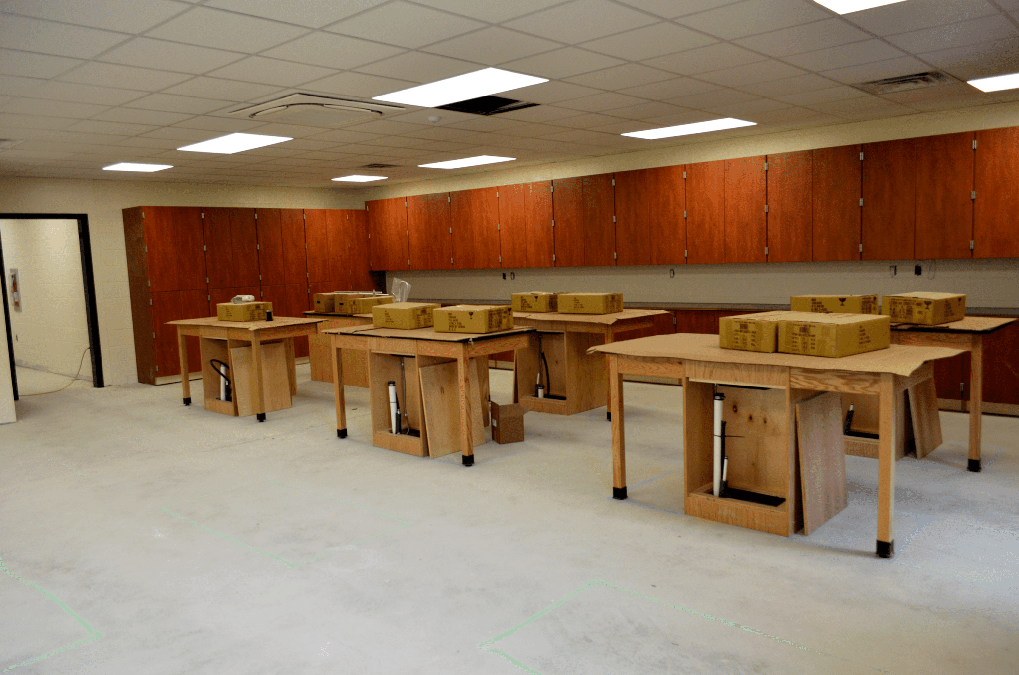 new lab desks