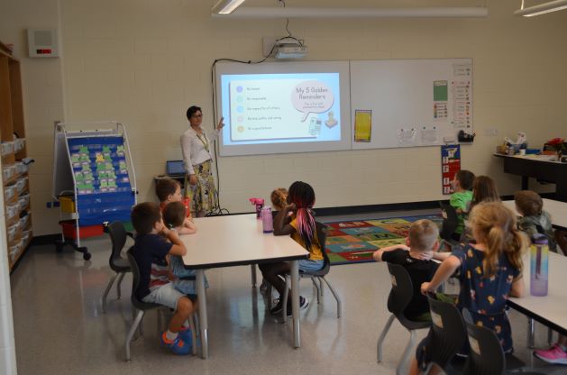 Students in the classroom