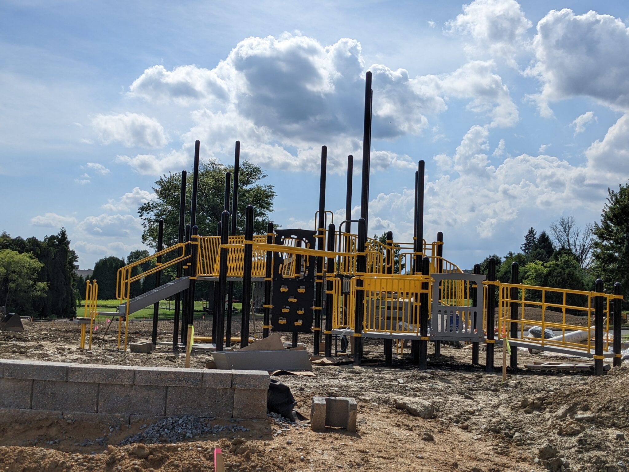 playground equipment installation