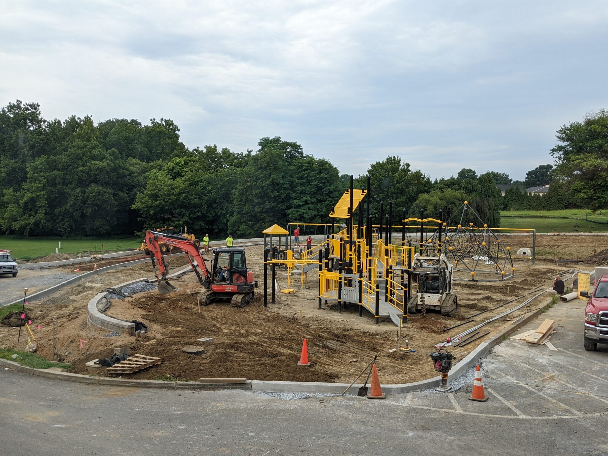 installation of playground