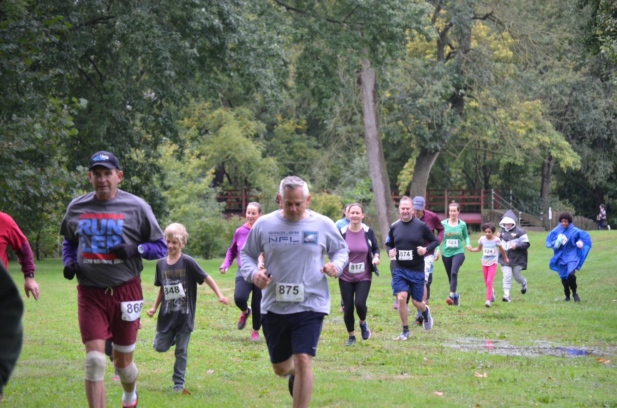 Iron Bridge run participants