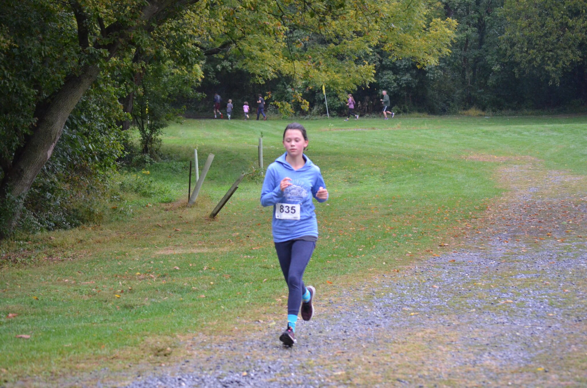 Runner in the Iron Bridge Run.