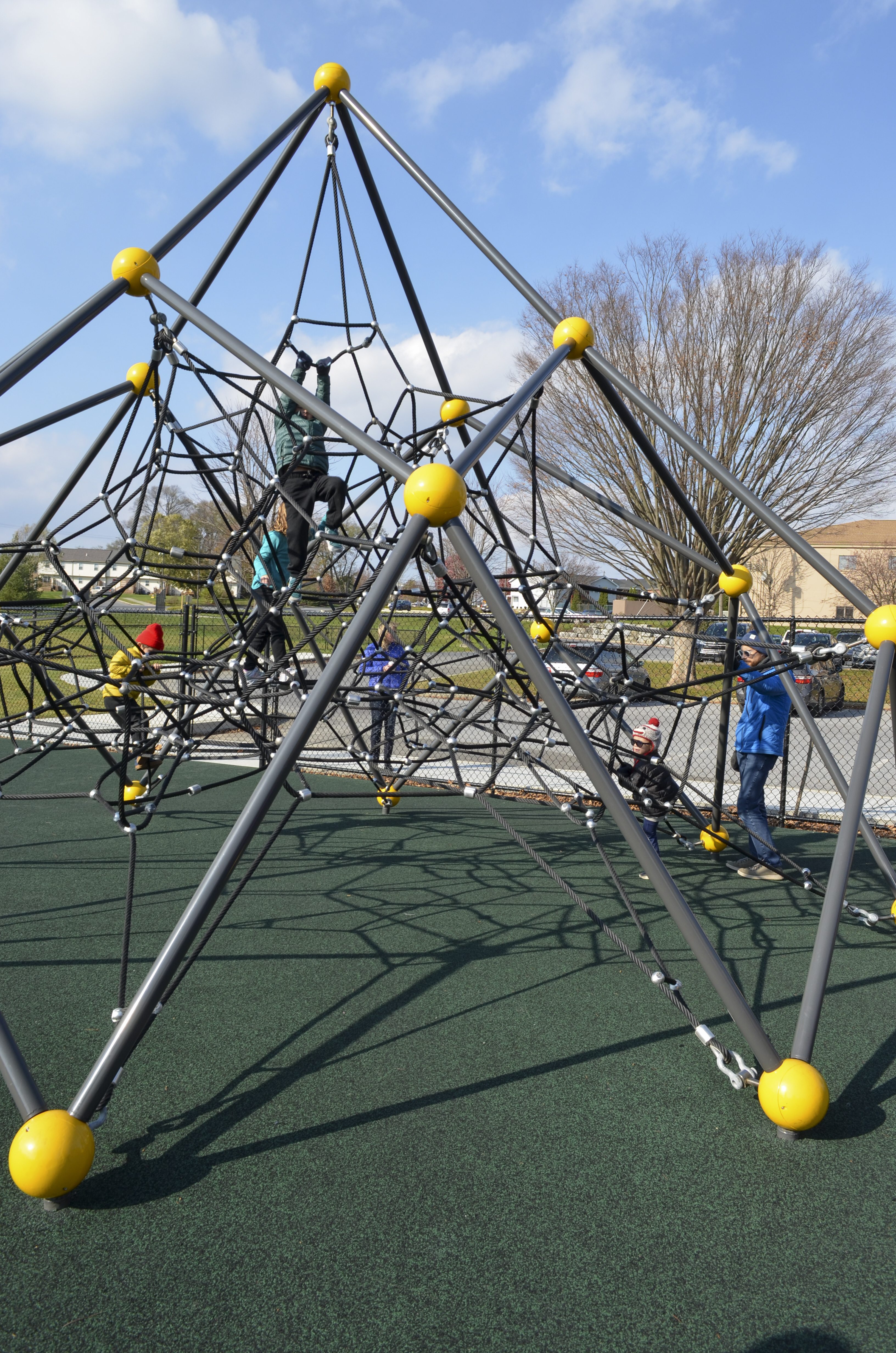 Elementary students on the playground.