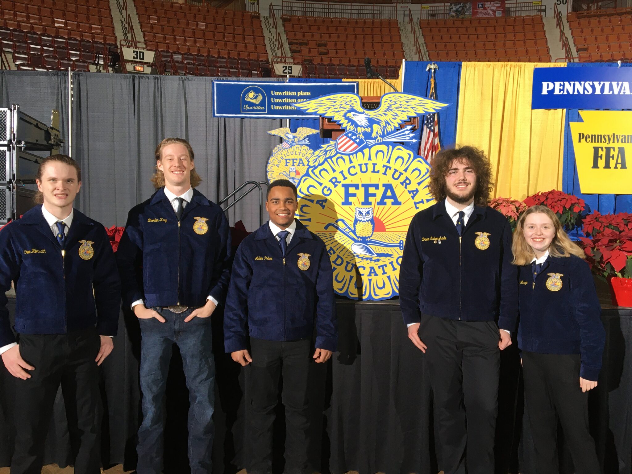 FFA students at Farm Show