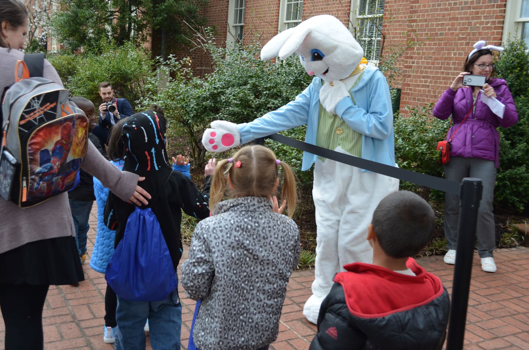 LM PreK Counts students at Egg Hunt