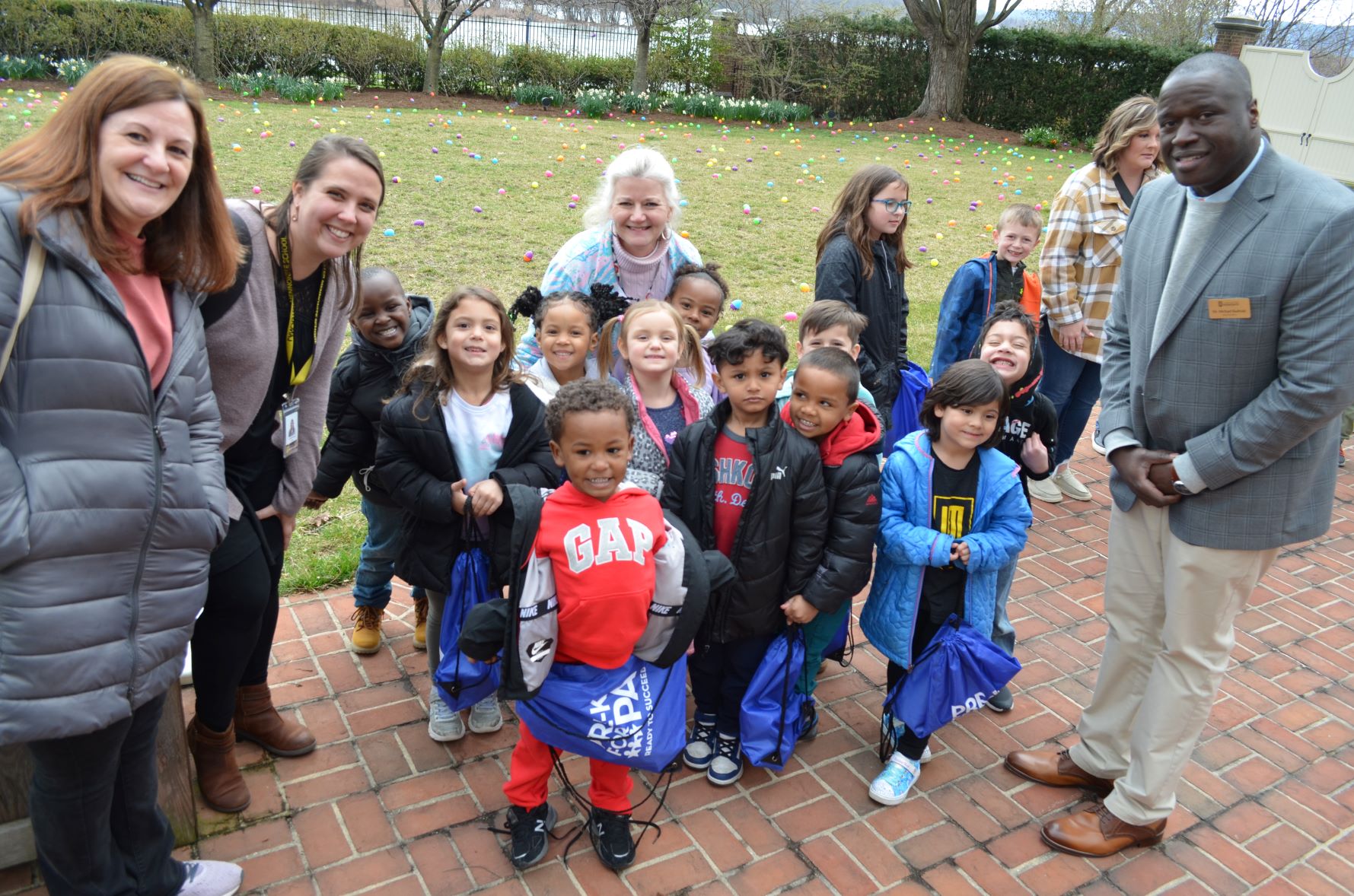 LM PreK Counts students with staff