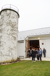 Gala attendees at Hertzog Homestead