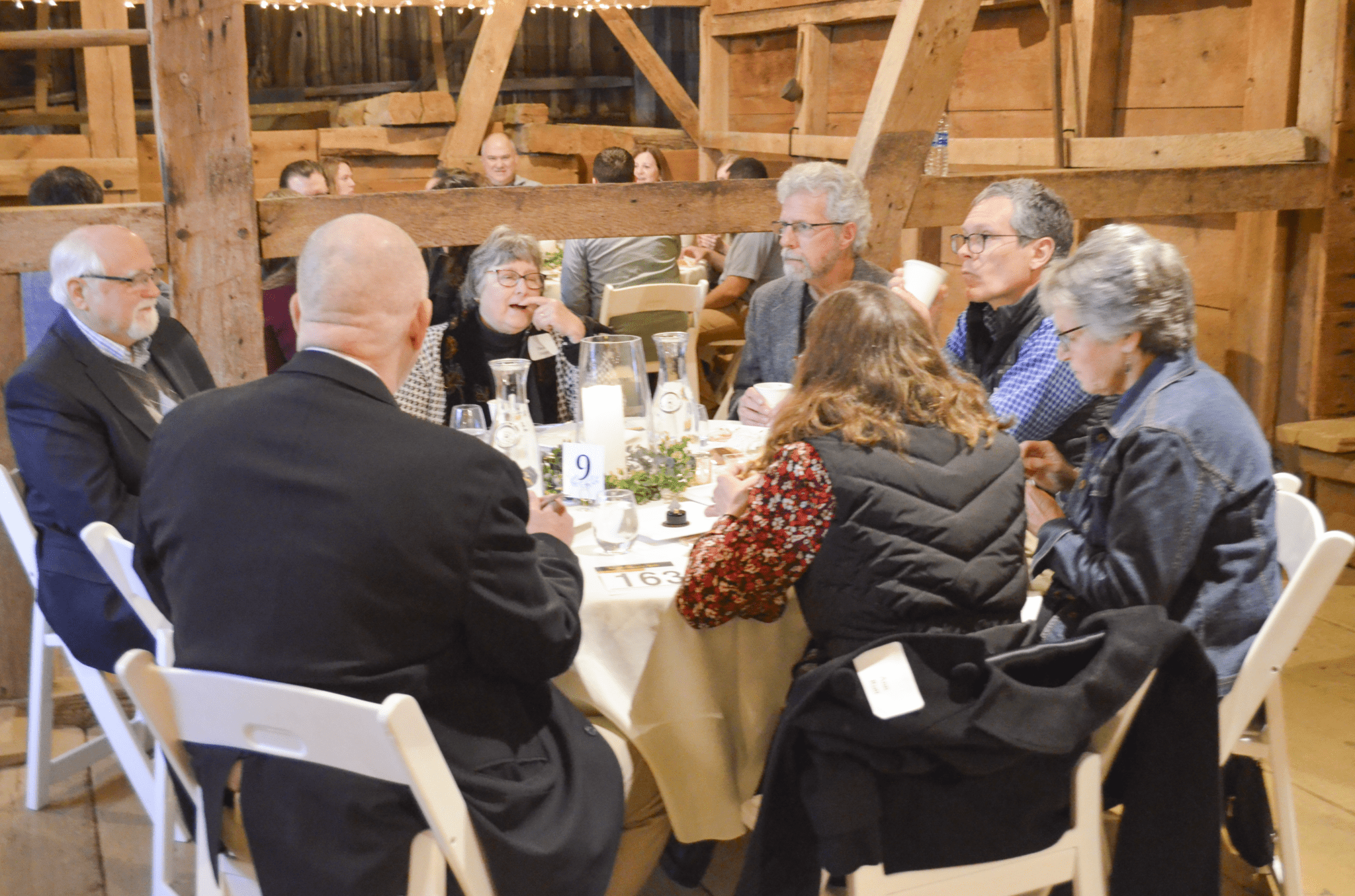 table of Gala attendees