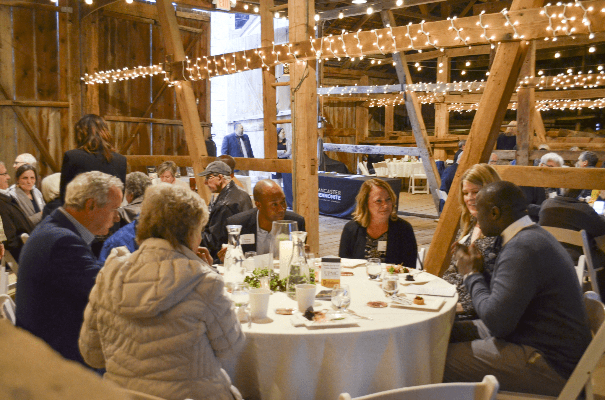 table of Gala attendees