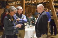 Gala attendees talking