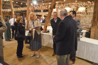 People socializing at the Gala