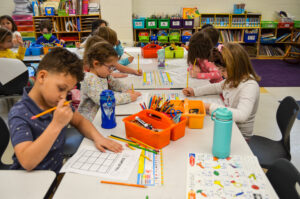 Students in the classroom