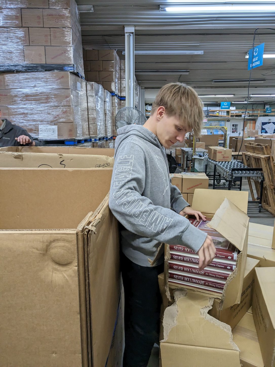 Lm student unboxing books