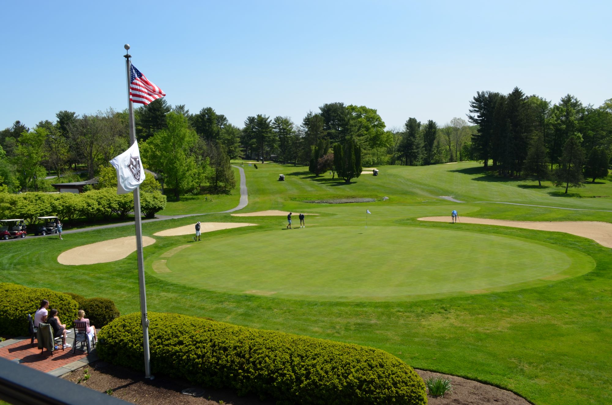 Overview of the golf course