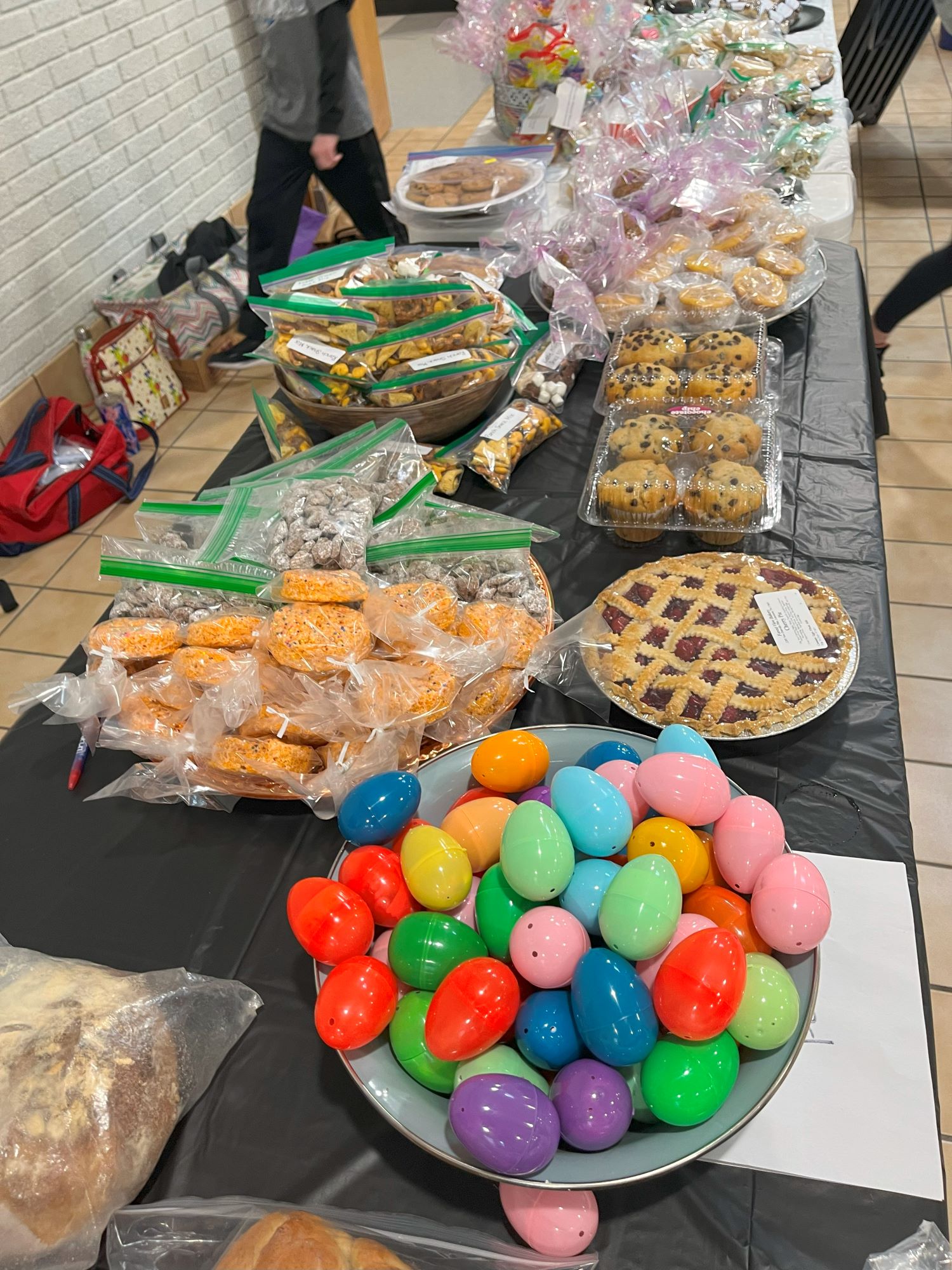 Baked goods table