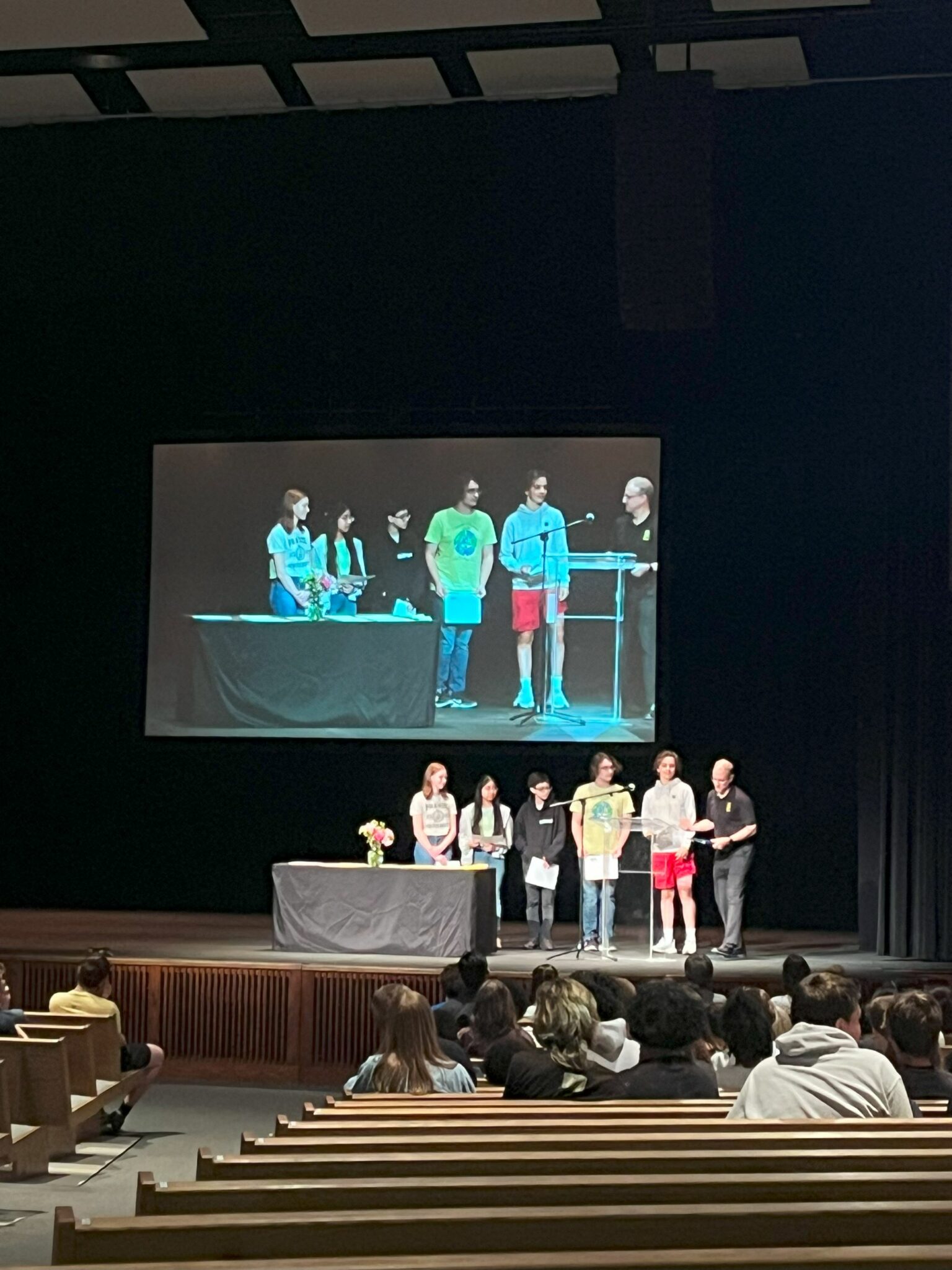 Students receiving German Awards