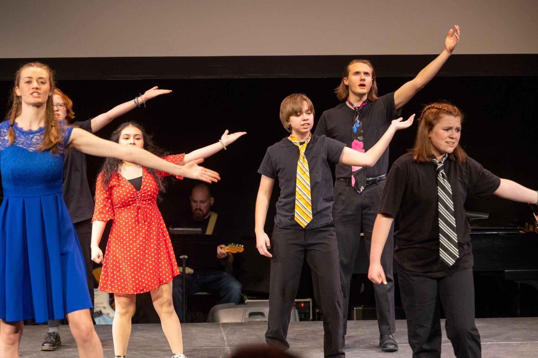 Students performing