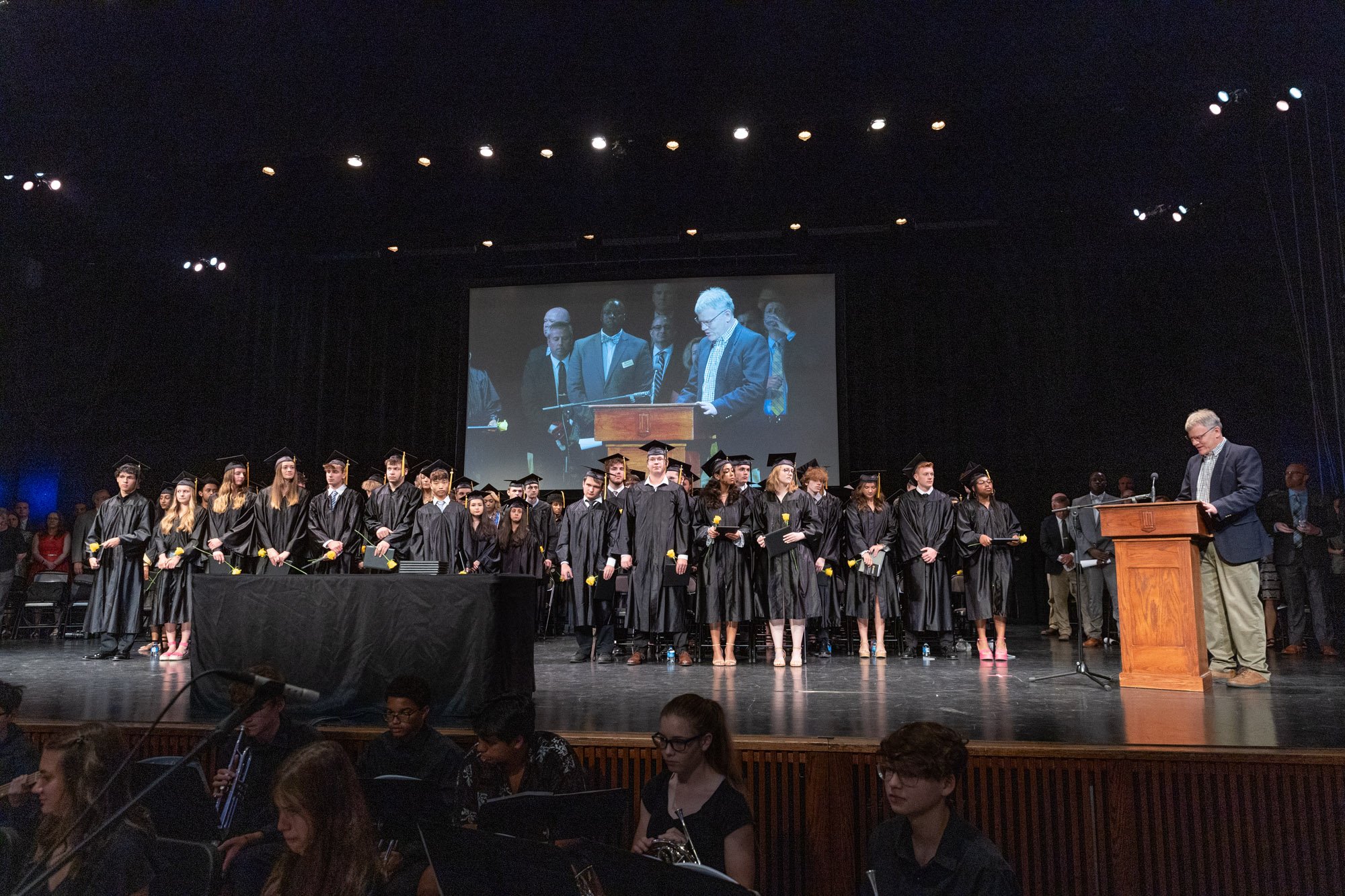 Class of 2023 on stage