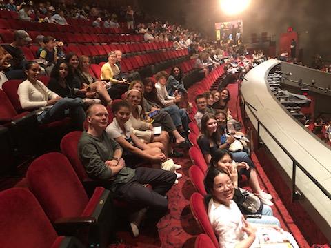 Students at Lion King production