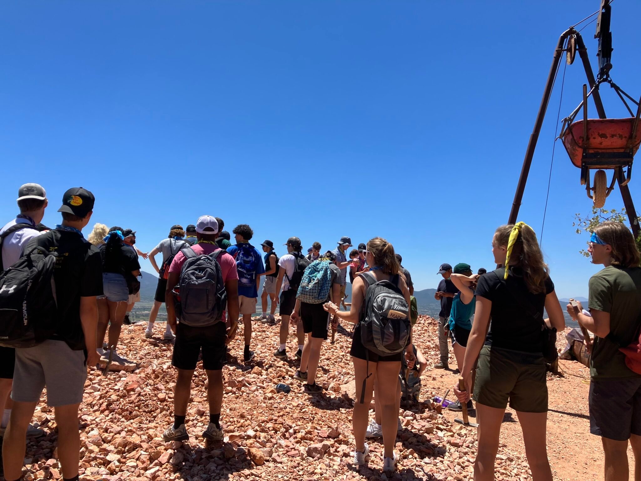 Students on a tour