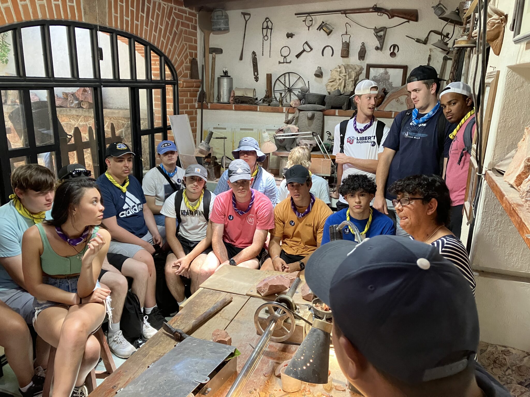 Students learning about Mexican Culture