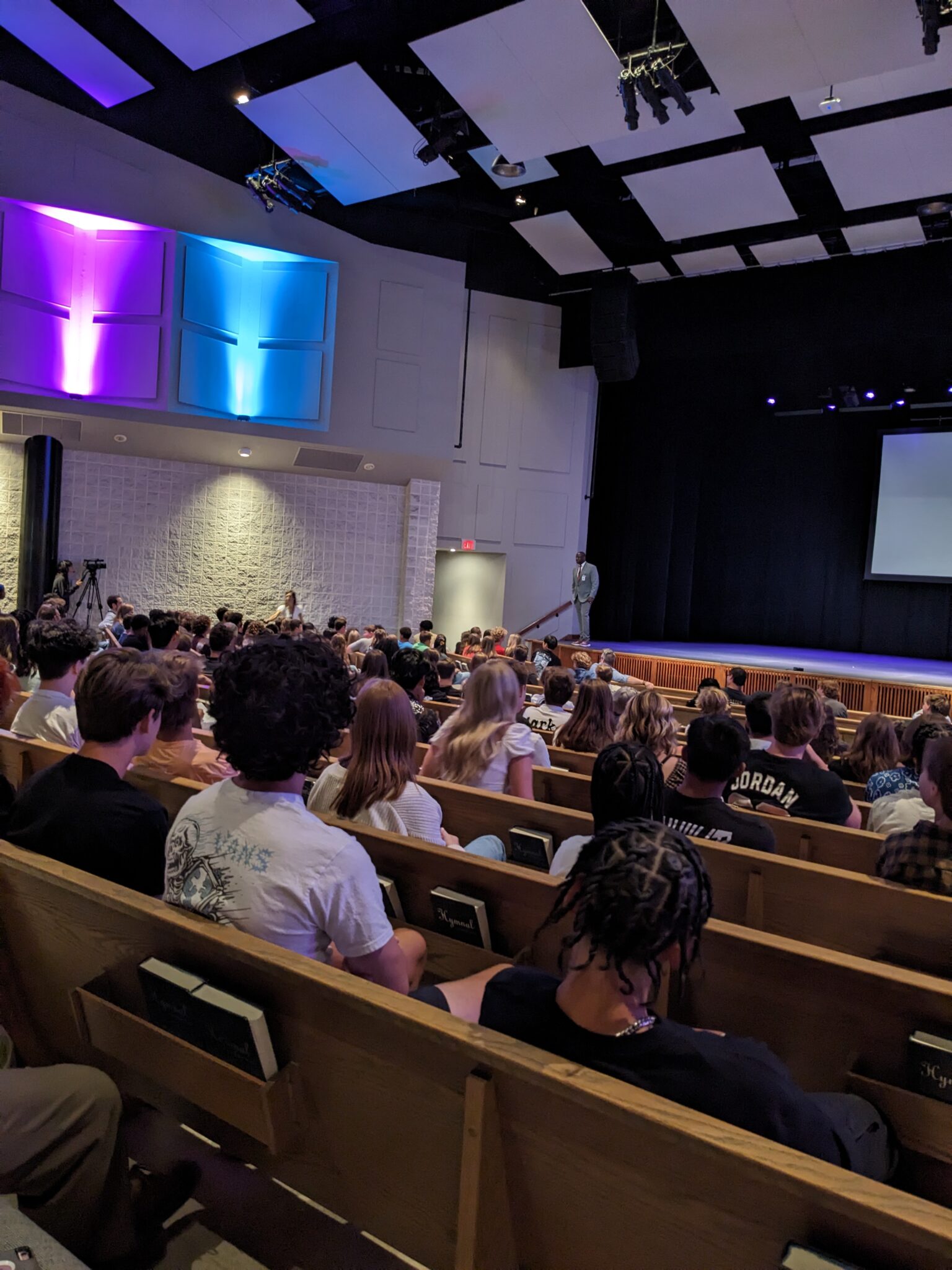 Students in Chapel